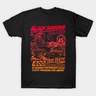 "BLACK SUNSHINE" (RED YELLOW HUE) T-Shirt